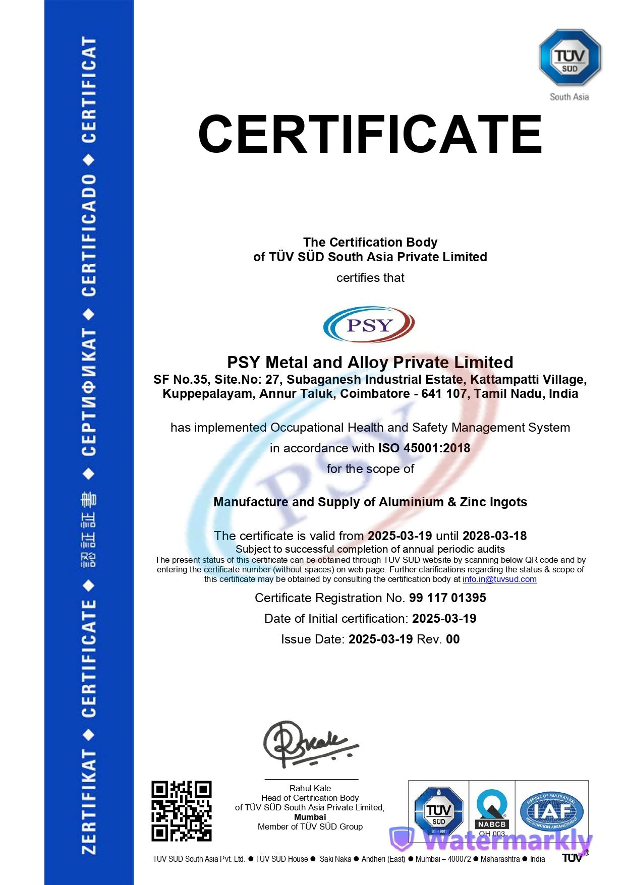 ISO 45001:2018